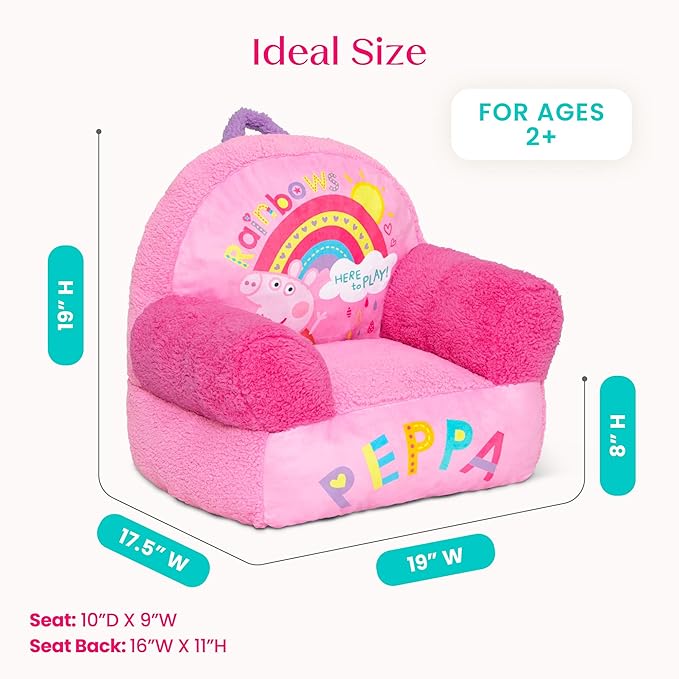 Delta Children Cozee Buddy Chair, Peppa Pig