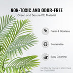 VEVOR Artificial Golden Cane Palm Tree, 6.5 FT Tall Faux Plant, PE Material & Anti-Tip Tilt Protection Low-Maintenance Plant, Lifelike Green Fake Tree for Home Office Warehouse Decor Indoor Outdoor