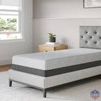 Celestial Sleep Gel Memory Foam Mattress in a Box, Made in The USA, CertiPUR-US® Certified Foam, Oeko-Tex, and Fiberglass-Free Certified Bed, 12 inch Soft - TwinXL