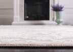 SAFAVIEH Reflection Collection Runner Rug - 2'3" x 8', Beige & Cream, Non-Shedding & Easy Cleaning, Ideal for Living Room, Bedroom (RFT665A)