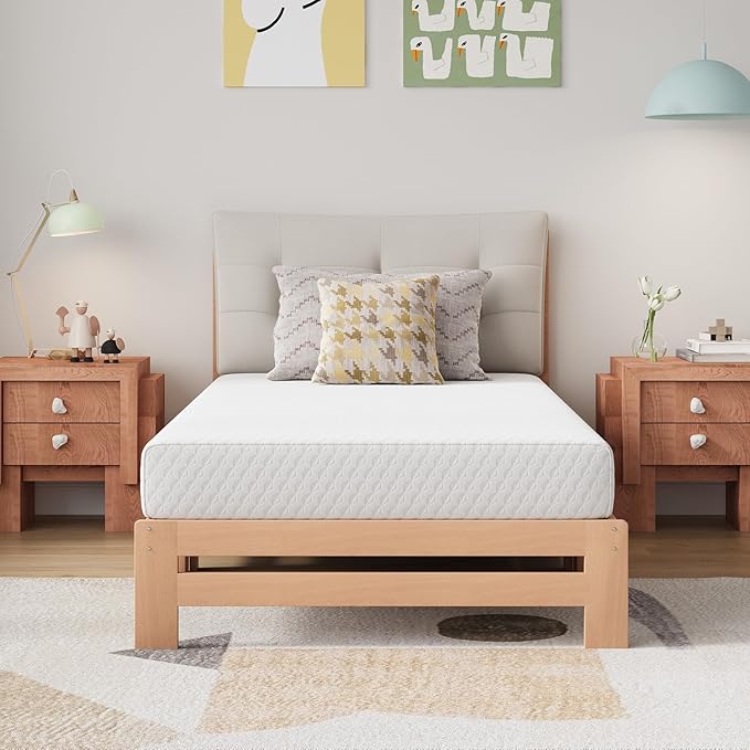 Novilla Queen Size Mattress, 8 Inch Memory Foam Mattress Queen for Pressure Relief, Comfort & Cool Refreshing Sleep, CertiPUR-US Certified Mattress in a Box, Medium Firm