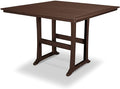 POLYWOOD® Nautical Trestle 59" Bar Table in Mahogany