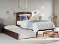 AFI, Warren Twin Platform Bed with Twin Trundle, Walnut
