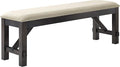Crosley Furniture Hayden Wood Dining Bench for Entryway or Mudroom, Slate