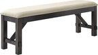 Crosley Furniture Hayden Wood Dining Bench for Entryway or Mudroom, Slate