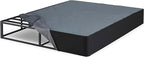 Signature Design by Ashley 10" Mattress Box Spring with Metal Foundation, Sturdy and Durable, Ready to Assemble, Parts and Tools Included, Full, Removable Black Fabric Cover