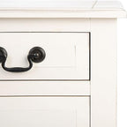 SAFAVIEH Home Collection Primrose White 3-Drawer Console Table