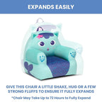 Delta Children - Gabby's Dollhouse Cozee Buddy Kids Chair, Blue