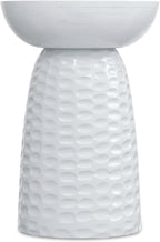 SIMPLIHOME Boyd 13-inch Wide Solid Mango End Table in White, Contemporary-Style Accent Table for Living Room, Bedroom, or Family Room, Assembled