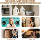 Laundry Detergent Sheets - 240 Loads Boys Santal Laundry Sheets for Dorm,College,Home,Hotel,Apartment,Camping,Cruise,Road Trip,Beach Vacation,Backpack,Small Space, Family School Travel Essentials
