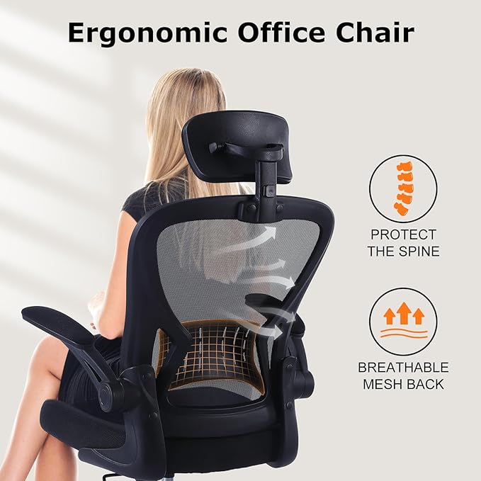 6 Pack Office Chair Ergonomic Desk Chair Comfort Adjustable Height with Wheels，Lumbar Support Mesh Swivel Computer Home Office Chair,Conference Room Chairs