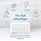 Lutron Caseta Original Smart Light Switch (Lutron Smart Hub Required), for Home, LED, and Fans, 6 Amp, Single-Pole/3-Way, Neutral Required, PD-6ANS-LA-4-Pack, Light Almond, 4 Pack