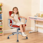 Ergonomic Office Chair Desk Chair Dual-backrest Computer Chair with Flexible Lumbar Support and Adjustable Height, 500lbs Extra Wide Seat with Wheels, for Home & Office Use Red