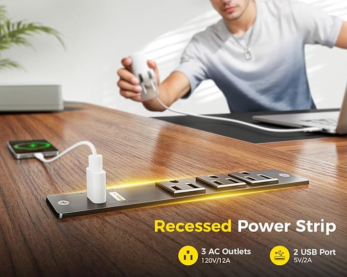 AODK L Shaped Desk with Wood Drawers & Lockable File Cabinet, 61-inch L Shaped Office Desk with Power Outlet & CPU Stand, Reversible Corner Computer Desk with Storage, for Home Office, Walnut