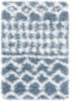 Livabliss Hapsburg Moroccan Shag Area Rug, 2' x 2'11", Denim