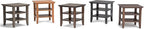 SIMPLIHOME Acadian SOLID WOOD 19 inch Wide Square Transitional End Table in Light Golden Brown for the Living Room and Bedroom
