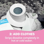 Tru Earth Hypoallergenic Baby Laundry Detergent Sheets/Strips for Sensitive Skin, 384 Count, Up to 768 Loads: Fragrance Free Baby Detergent Laundry Newborn, Children