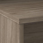 Bush Business Furniture Studio C Bow Front Desk, 72W x 36D, Modern Hickory