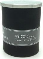 Pecksniffs Amber & Oud Wood Candle 6.34 Oz. in Glass from England