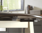 Signature Design by Ashley Woodanville Cottage 40" Round Drop Leaf Dining Table, Cream & Brown