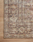 Loloi Amber Lewis Georgie Collection GER-06 Bordeaux/Antique 2'-6" x 7'-6", .19" Pile Height, Runner Rug