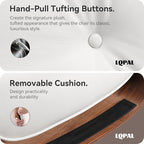 Top White Grain Leather, Mid Century Chaise Lounge Chair and Ottoman, Modern Chair Classic Design, Walnut Wood, Heavy Duty Base Support for Living Room Office