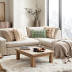 MIULEE Faux Fur Pillow Covers Thick Soft Plush Throw Pillows Luxury Home Decor for Couch Bed Bedroom Living Room Sofa,18x18 Inch Pack of 2 Sage Green