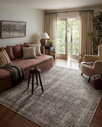 Loloi Amber Lewis Georgie Collection GER-10 Moss/Bark 2'-6" x 12'-0", .19" Pile Height, Runner Rug