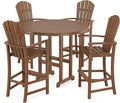 POLYWOOD® Palm Coast Bar Set, Teak