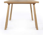 Christopher Knight Home Rachel Mid-Century Modern 7 Piece Dining Set with A-Frame Table, Green Tea + Natural Oak
