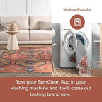 nuLOOM Nikita Checkered 4x6 Machine Washable Area Rug for Living Room Bedroom Dining Room Kitchen, Beige/Ivory