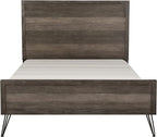 Lexicon Leavitt Panel Bed, Queen, Gray
