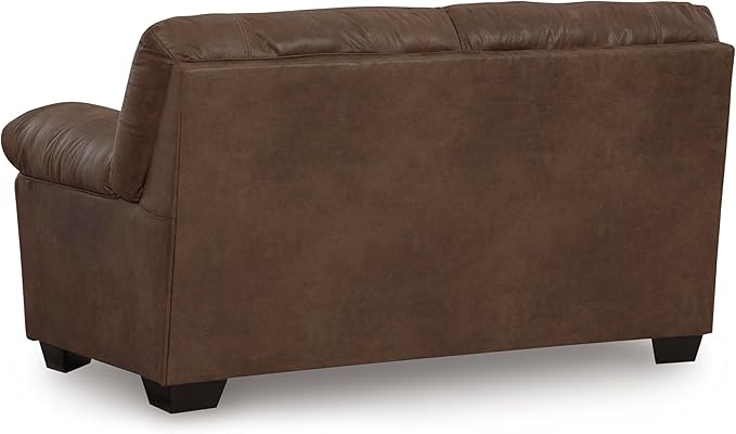 Signature Design by Ashley Bladen Faux Leather Loveseat, Brown