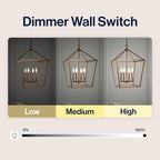 JONATHAN Y JYL7437B Pagoda Lantern Dimmable Adjustable Metal LED Pendant Classic Traditional Farmhouse Dining Room Living Room Kitchen Foyer Bedroom Hallway, 16 in, Antique Gold