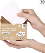 Poesie Magnolia Travel Laundry Detergent Strips 40 Sheets Liquidless Laundry Foam Sheet for Travel Dorm Home