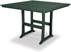 POLYWOOD® Nautical Trestle 59" Bar Table in Green