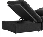 WJShome Ottoman, Modular Sectional Sofa,Minimalist Sofa Couch for Modern Living Room Sofa Sets for Office House,Black