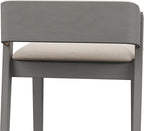 Hillsdale Dresden Wood Counter Height Stool, Distressed Gray