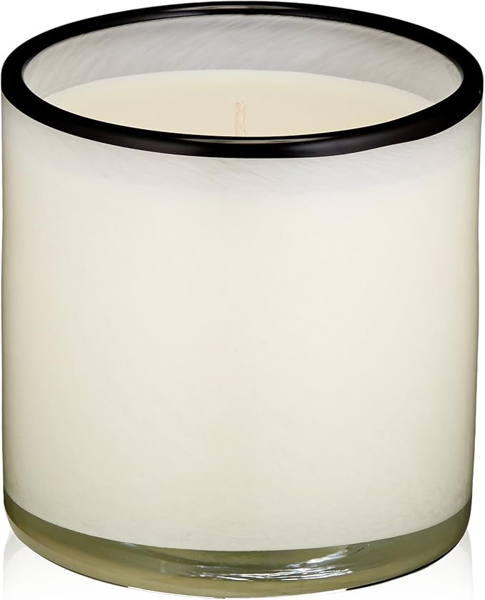 LAFCO New York Signature Candle, Champagne - 15.5 oz - 90-Hour Burn Time - Reusable, Hand Blown Glass Vessel - Made in The USA