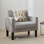 TYBOATLE Accent Chair Comfy Living Room Chair Tufted Mid Century Modern Accent Chairs Cozy Upholstered Reading Armchair for Office Bedroom