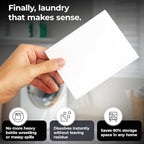 Silvery Laundry Detergent Sheets (100 Loads) - Ultra-Concentrated Eco-Friendly Washing Strips – No Plastic Jugs & Perfect for Travel (Fresh Linen)