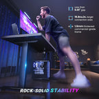 SIAGO Electric Standing Desk Adjustable - 63 x 24 Inch Sit Stand up Desk with Cable Management - 3 Memory Preset Adjustable Height Table