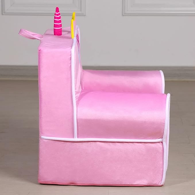DIBSIES Personalized Creative Wonders Toddler Chair - Ages 1.5 to 4 Years Old (Unicorn)