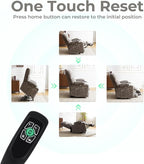 Power Lift Recliner Chair for Elderly with Massage and Heat, Dual Motor Electric Lift Chair with Arm Storage, Lay Flat Recliner for Big and Tall, Infinite Position, Gray