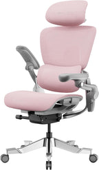HINOMI H2 Pro Premium Ergonomic Office Chair - Comfy Home Office Desk Computer Chair with Adjustable Back Support, Swivel Wheels, Flip-up Arms, Comfortable Mesh Seat for Desk Work (Pink)