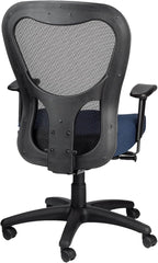 Tempur-Pedic TP9000C Mesh Swivel Task Chair with Tempur Material, Cooling Gel Layer, Adjustable Armrests, and Lumbar Support, Navy