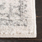SAFAVIEH Evoke Collection 4' x 6' Ivory/Grey EVK256F Oriental Distressed Non-Shedding Living Room Bedroom Accent Rug