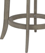 Hillsdale Presque Isle 26" Wood Swivel Counter Height Stool, Aged Gray
