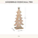 MACKENZIE-CHILDS Tabletop Christmas Tree, Decorative Tree for Christmas Decor, Small, Gingerbread Cookie
