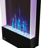 Napoleon Allure 38 inch Vertical Wall Mount Electric Fireplace - Black, NEFVC38H